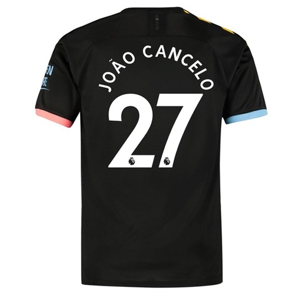 Camiseta Manchester City NO.27 Cancelo 2ª 2019/20 Negro